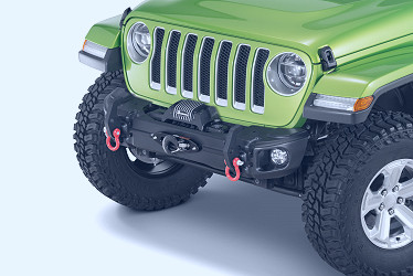 Rugged Ridge Arcus Bumper for 18-23 Jeep Wrangler JL & Gladiator JT |  Quadratec